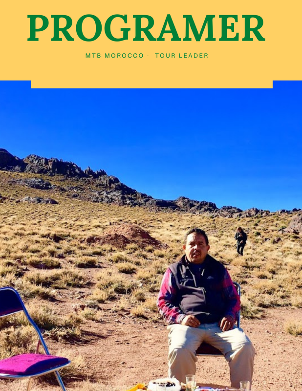 Adventure driver in the atlas mountains