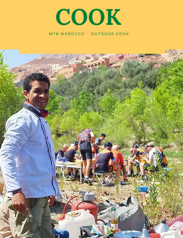 Mountain bike guide and cook with MTB Morocco